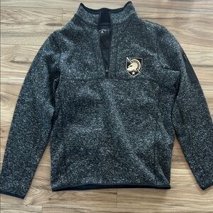 Antigua Men's Black Zip-Up Sweater